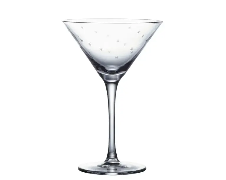 Stars Martini Glass
