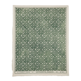 Antoinette Poisson 25C Renaissance Green Domino Paper