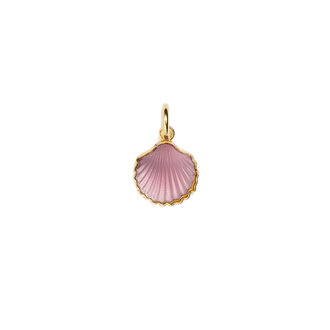 Fallen Aristocrat Small Purple Seashell Charm