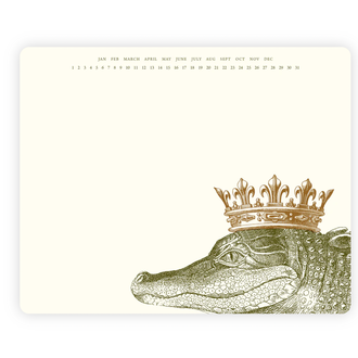 Alexa Pulitzer King Gator Mousepad Notepad
