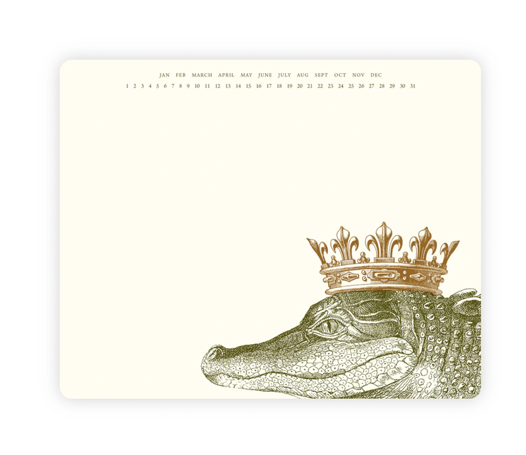 Alexa Pulitzer King Gator Mousepad Notepad