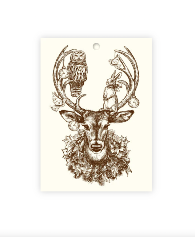 Christmas Deer Gift Tags