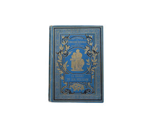 antique-french-blue-books-19th