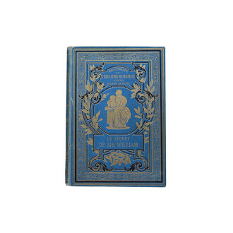 Antique French Blue Books, 19th Century Antique French Blue Books, 19th Century