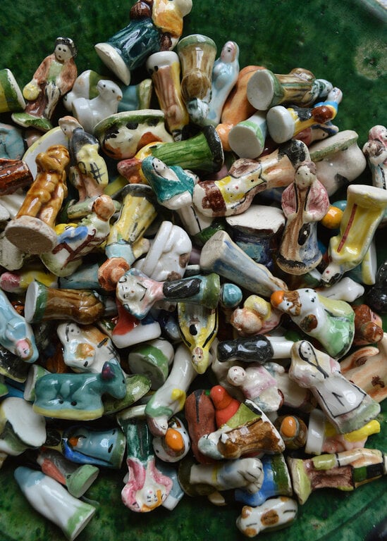 Galette de Rois (King Cake) Ceramic Figures