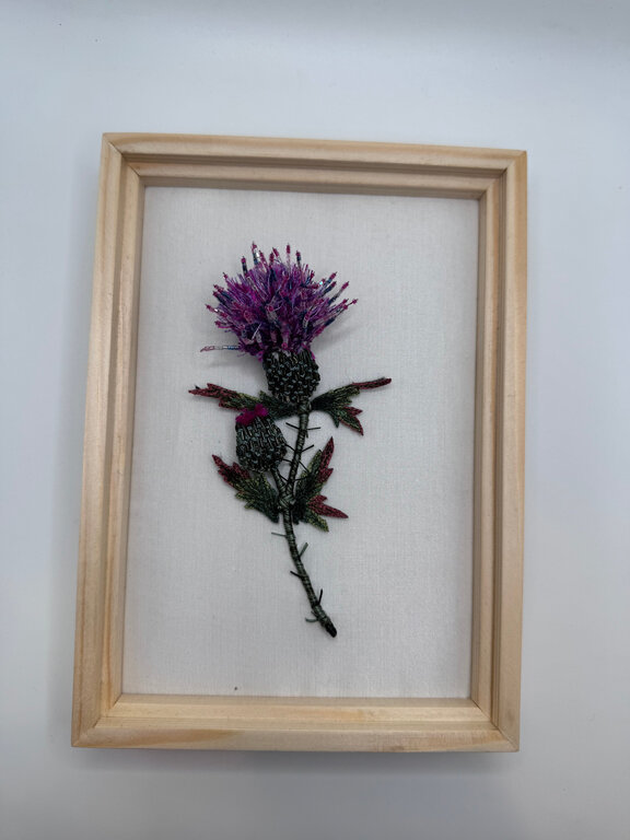 Thistle Beaded Art