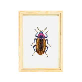 Eucyrtus Glorious Beetle Beaded Art
