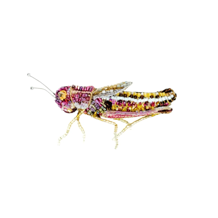 Meadow Grasshopper Brooch