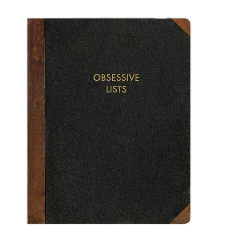 Obsessive Lists Large Lined Journal