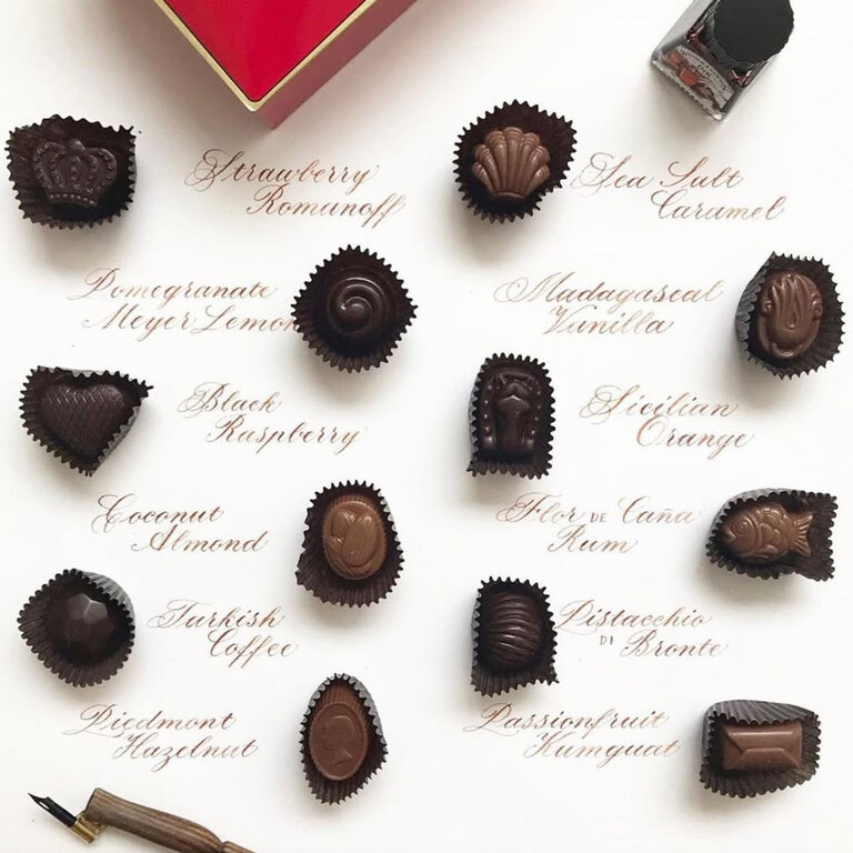 Louis Sherry Truffle Tin 12-Piece, Derian Butterfly