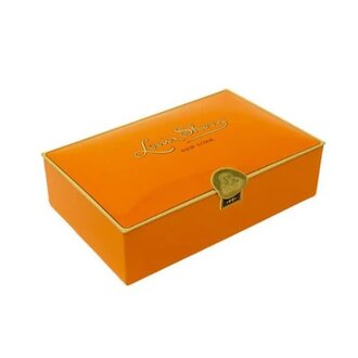 Louis Sherry Truffle Tin 12-Piece, Tangerine