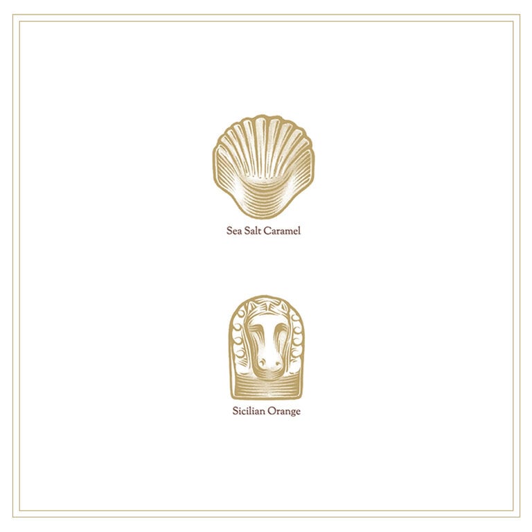 Louis Sherry Truffle Tin 2-Piece, Magnolia