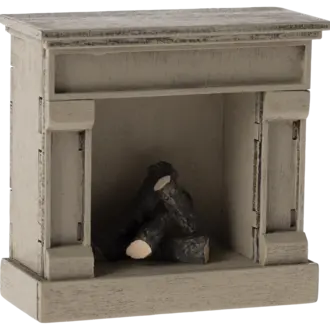 Maileg Mouse Sized Off White Fireplace