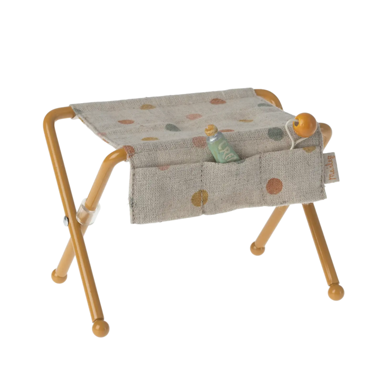 Maileg Mouse Sized Ocher Nursery Table Baby
