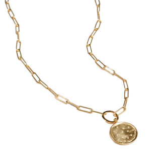 Selina King Medallion Diamond Necklace Selina King Medallion Diamond Necklace