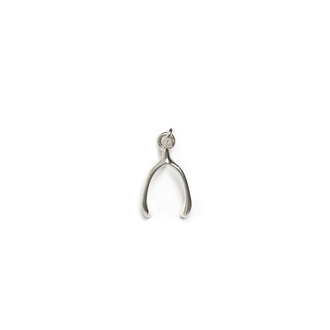 Fallen Aristocrat Sterling Silver Wishbone Charm