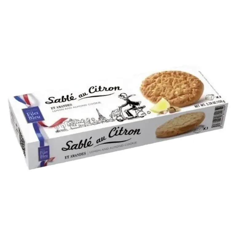Sablés Lemon and Almond Filet Bleu