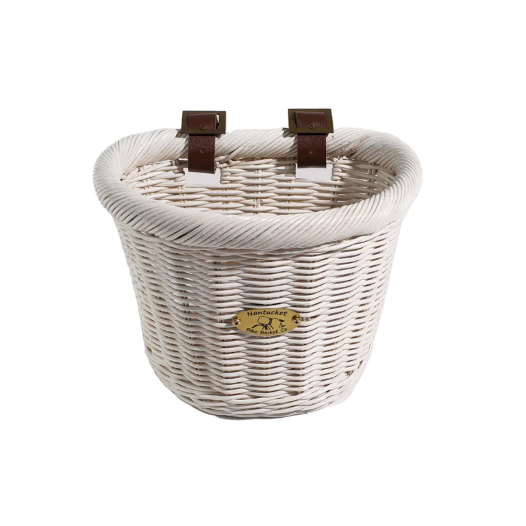 White Cruiser Child Bike Basket