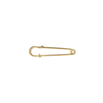 Safety Pin 18k Small Brooch