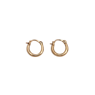 Selina King Wyatt Mini Hoops 14K Yellow Gold Selina King Wyatt Mini Hoops 14K Yellow Gold