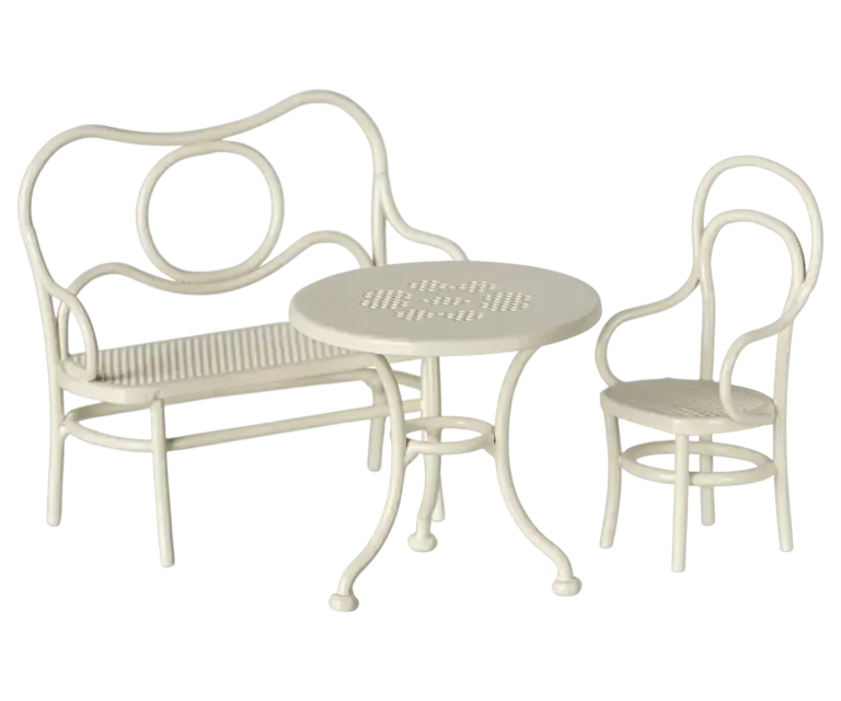 Maileg Mouse Cafe Set, Off White
