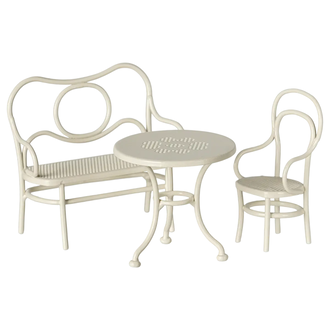Maileg Mouse Cafe Set, Off White Maileg Mouse Cafe Set, Off White