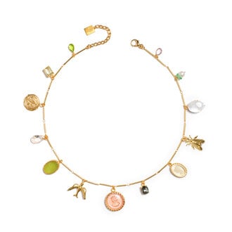 Fallen Aristocrat Tuileries Charm Necklace