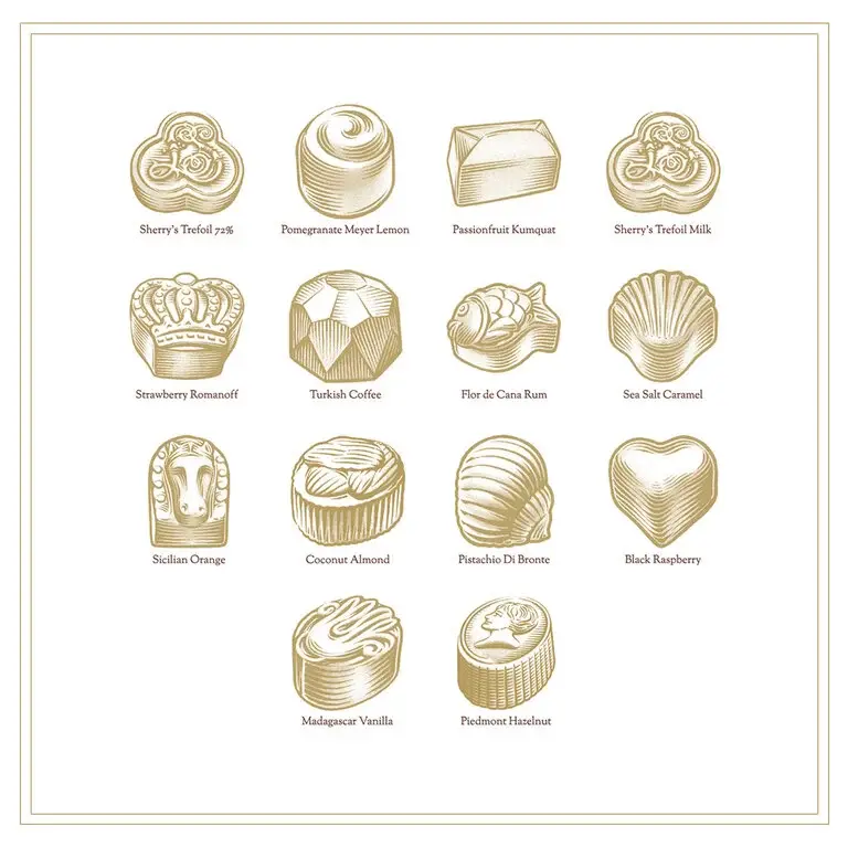 Louis Sherry Truffle Tin 12-Pc HH Cheetah