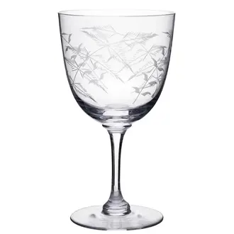 Crystal Fern Design Wine Glass Crystal Fern Design Wine Glass