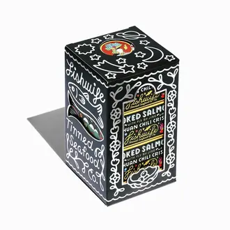 Fishwife Smoked Salmon with Fly By Jing Sichuan Chili Crisp