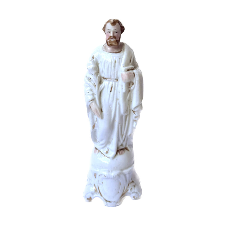 Antique Vieux Paris Porcelain Figure, Robed Man #12