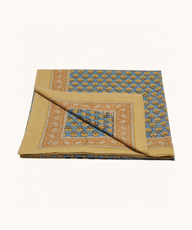 Blue Emma 55"x87" Tablecloth
