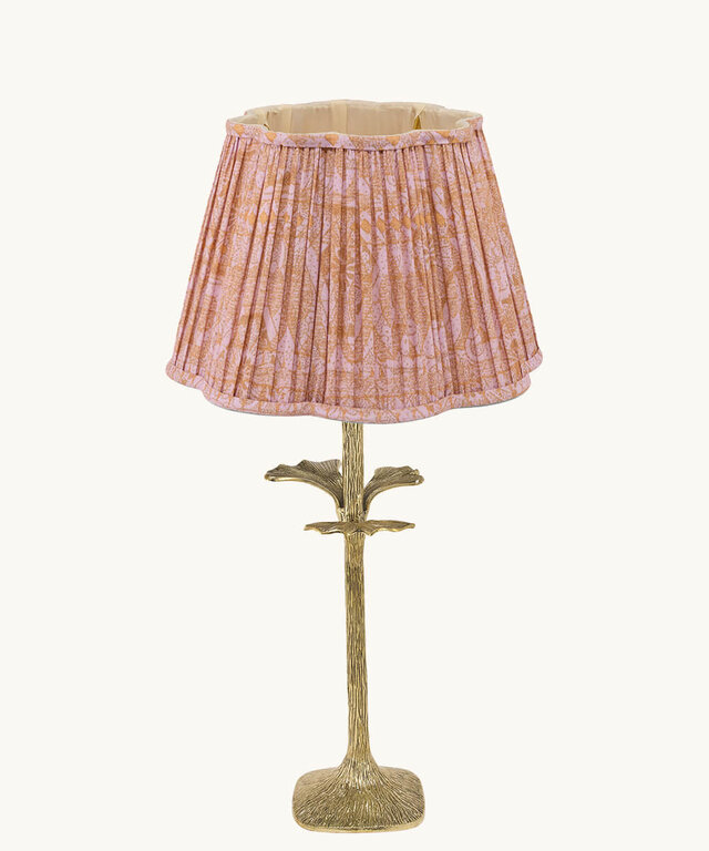 Lilac Diya Scalloped Lampshade