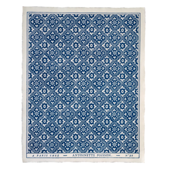 Antoinette Poisson 25D Renaissance Blue Domino Paper