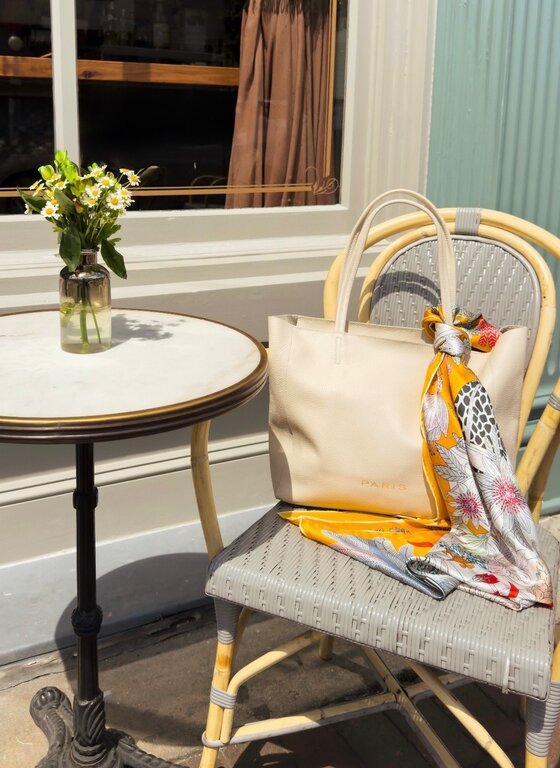 The Paris Market Creme 'Paris' Tote Bag