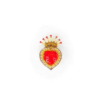 Queen of Hearts Brooch