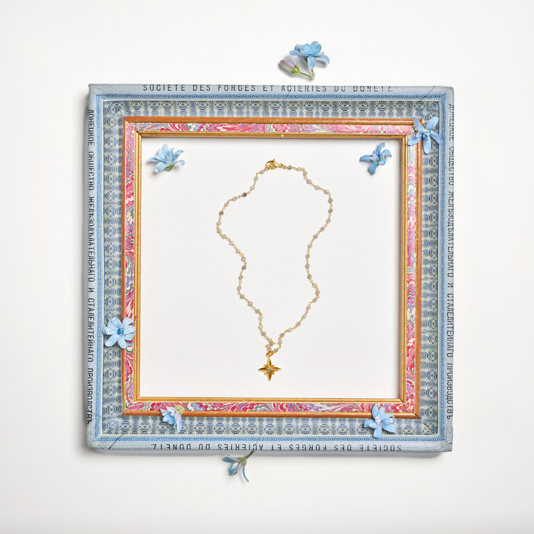 Fallen Aristocrat Rosary Labradoriet Chain