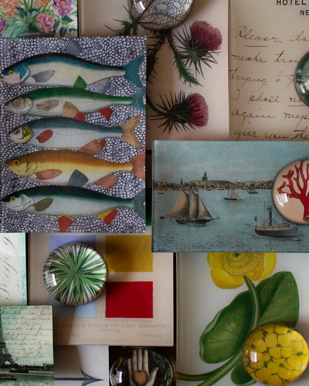 John Derian Some Fish Rectangular Tray