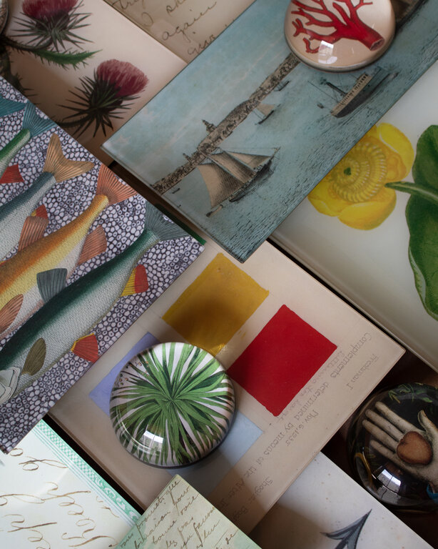 John Derian Some Fish Rectangular Tray