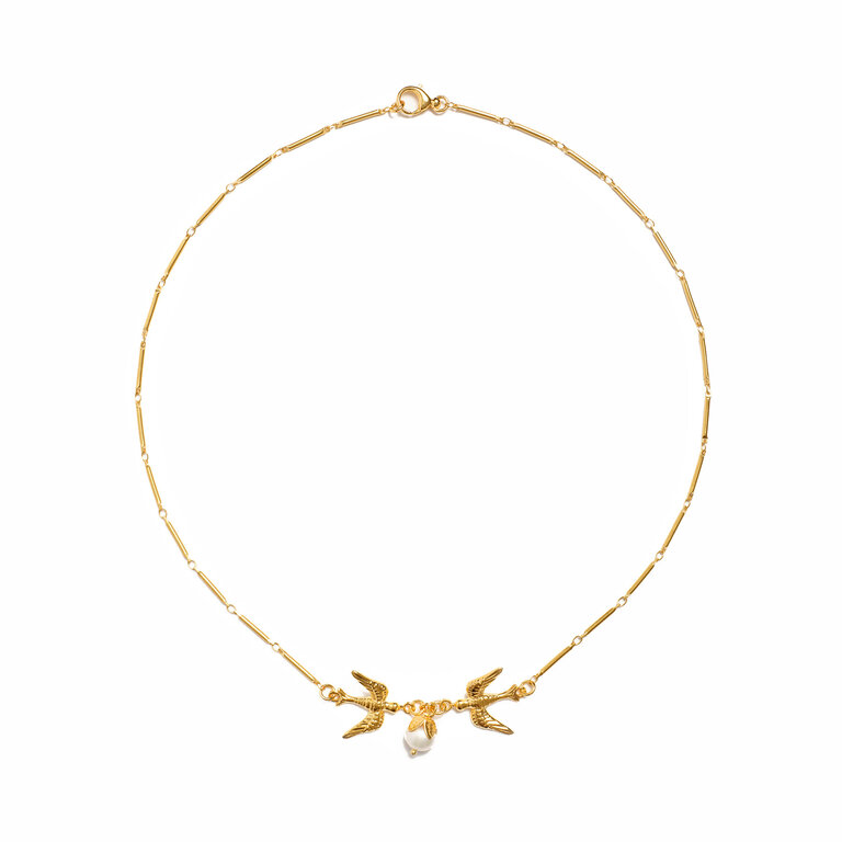 Fallen Aristocrat Songbird Pearl Necklace
