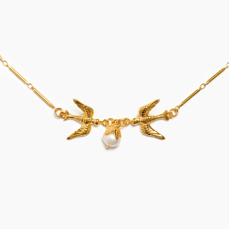 Fallen Aristocrat Songbird Pearl Necklace