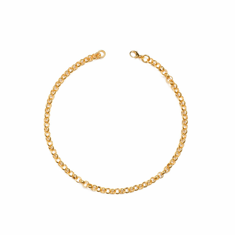 Fallen Aristocrat Rolo Chain 18K Necklace