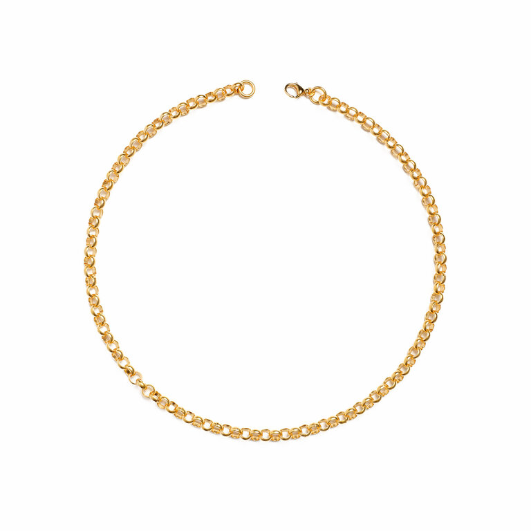 Fallen Aristocrat Rolo Chain 18K Necklace