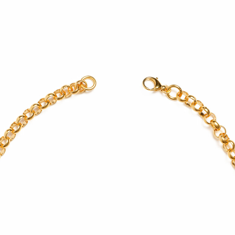 Fallen Aristocrat Rolo Chain 18K Necklace