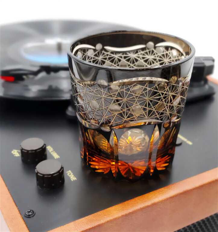 Gatsby Black Rocks Glass