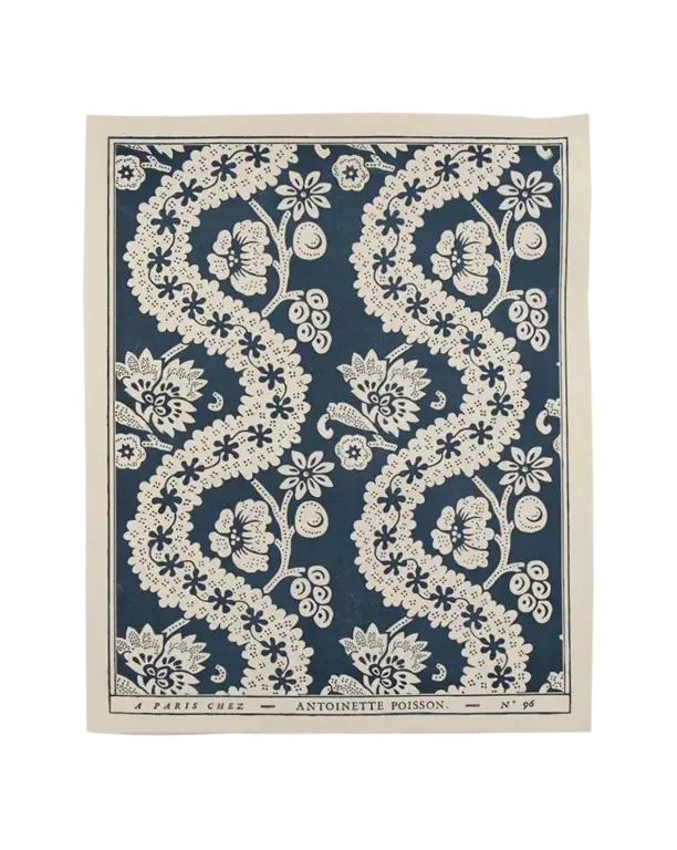 Antoinette Poisson Oratorio Indigo Domino Paper
