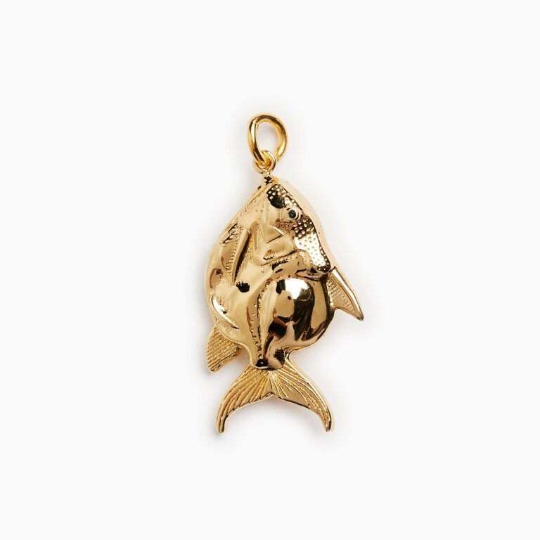 Fallen Aristocrat Charm- Nekhau Egyptian Fish Pendant