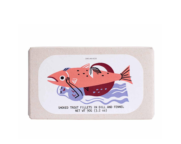 Jose Gourmet Tinned Cold-Smoked Trout Fillets