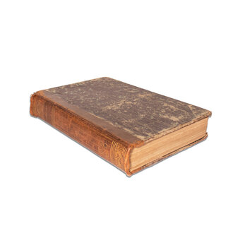 1800s Brown Leather Bound Book