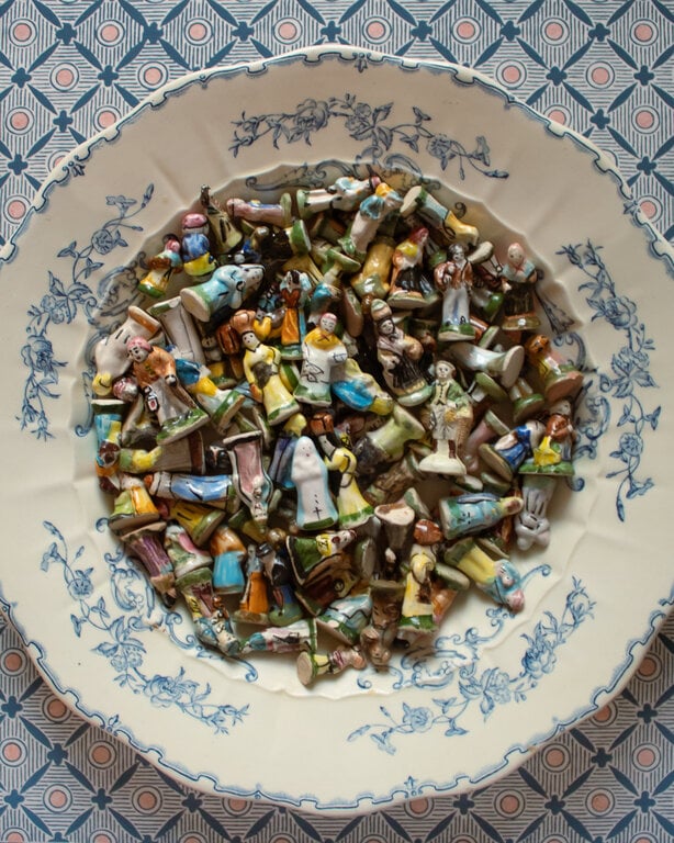 Galette de Rois (King Cake) Ceramic Figures